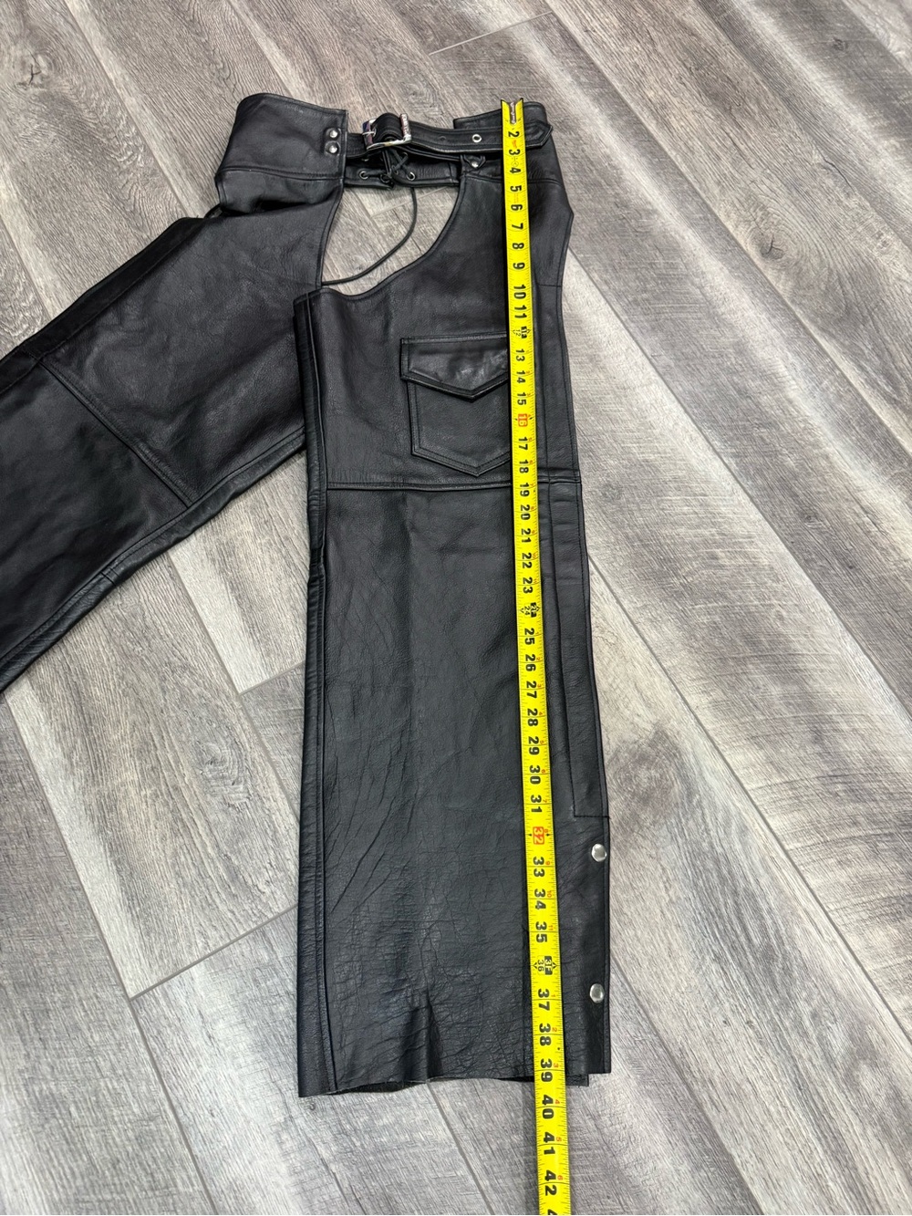 Pro Rider Genuine Leather Chaps - Picture 14 of 16